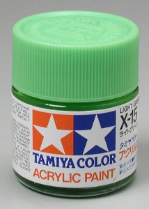 TAMIYA 壓克力系水性漆 23ml 亮光淡綠色 X-